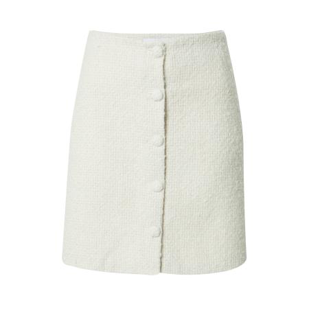 Warehouse Warehouse Rok crème / zilvergrijs