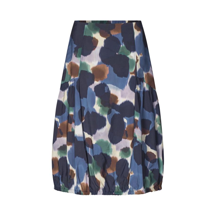Masai Rok blauw / marine / bruin / wit Multicolor