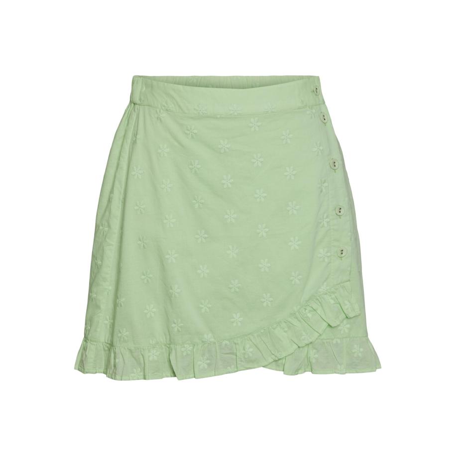 Pieces PIECES Rok Lavine lichtgroen -