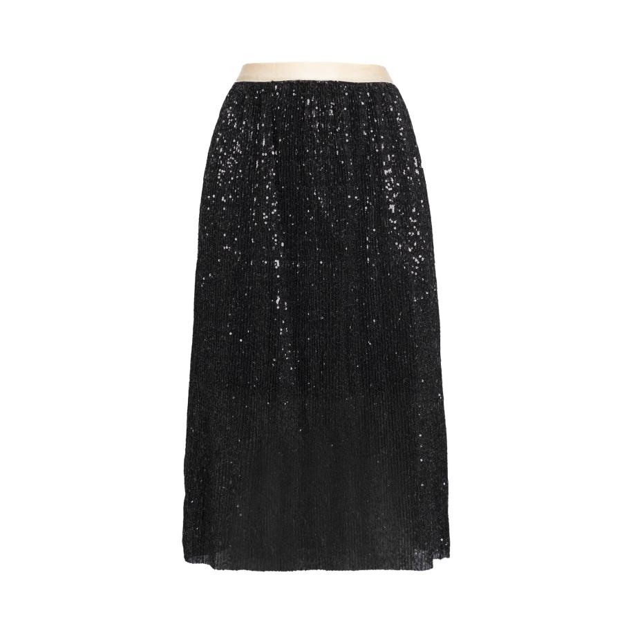 Influencer Influencer Rok Sequin zwart -