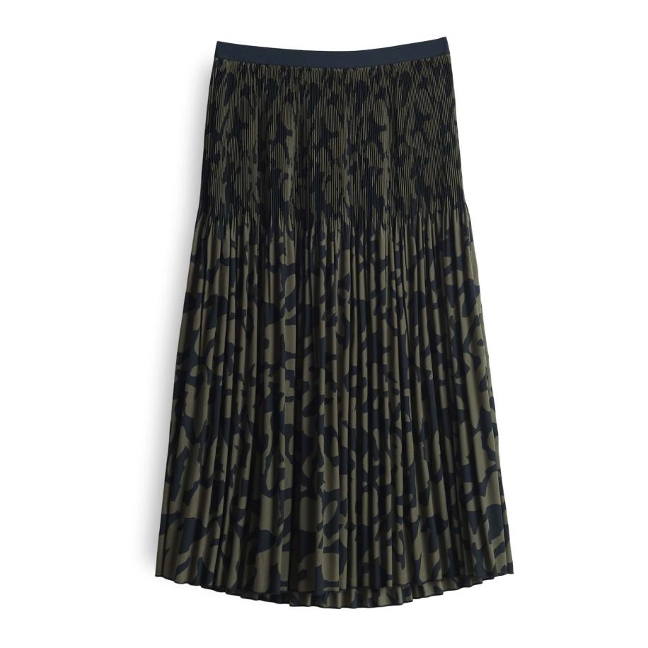 OPUS OPUS Rok Ribane wildflower nachtblauw / kaki -