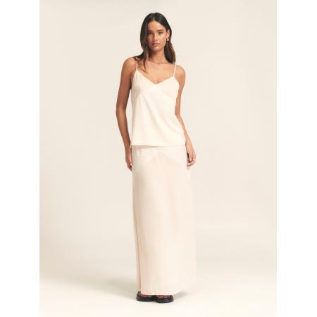 St MRLO St MRLO Rok SHADOW MAXI SKIRT nude