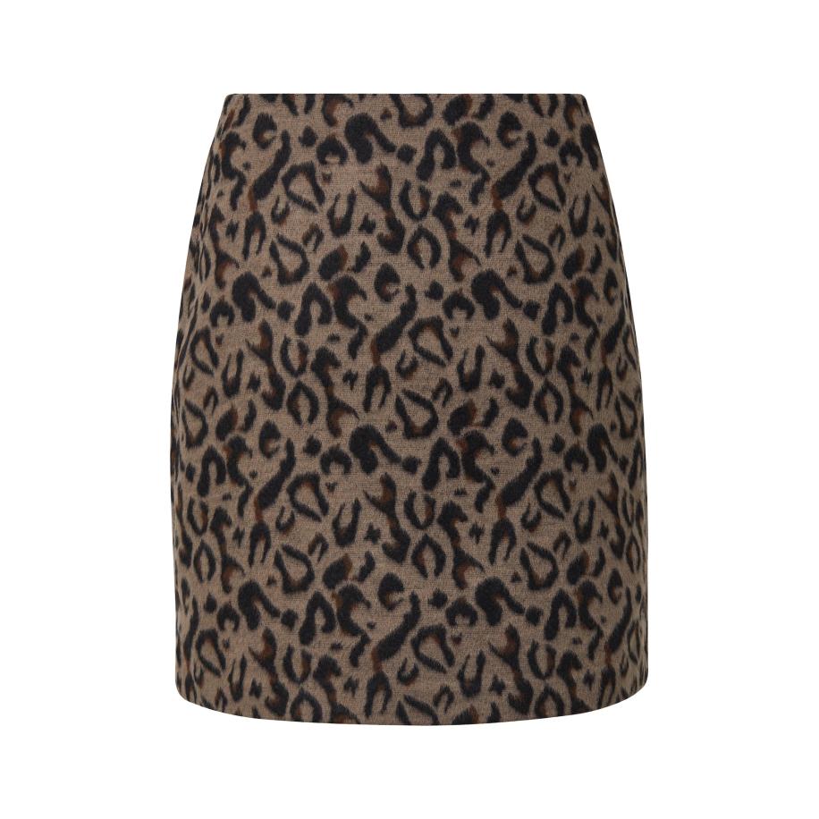 s.Oliver BLACK LABEL Rok bruin / brokaat / zwart Zwart