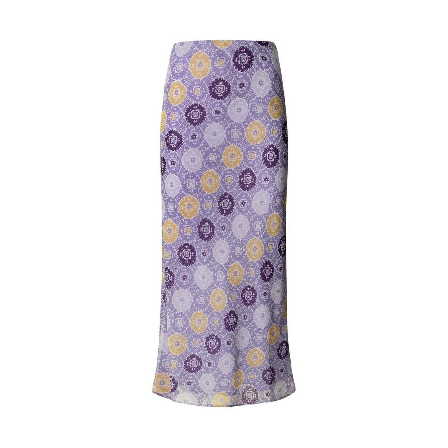 Pepe Jeans Pepe Jeans Rok Lulu geel / violetblauw / lavendel -