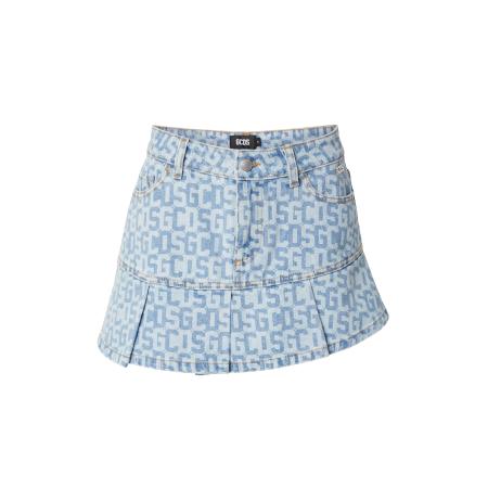 GCDS GCDS Rok duifblauw / blauw denim