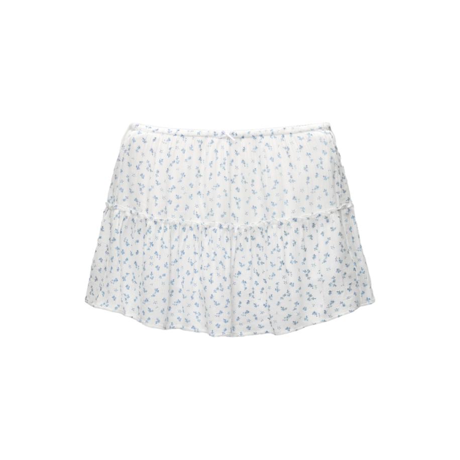 Pull&Bear Pull&Bear Rok lichtblauw / offwhite -