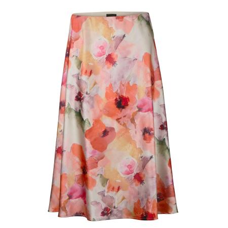 Goldner Goldner Rok donkergroen / oranje / perzik