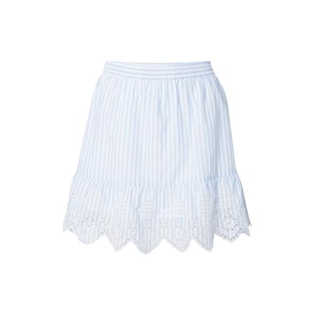 Only ONLY Rok BONDI lichtblauw / wit