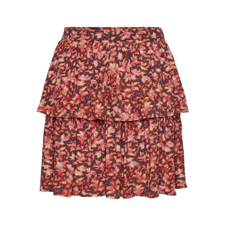 YAS YAS Rok FREYA blauw / oranje / rood / wit