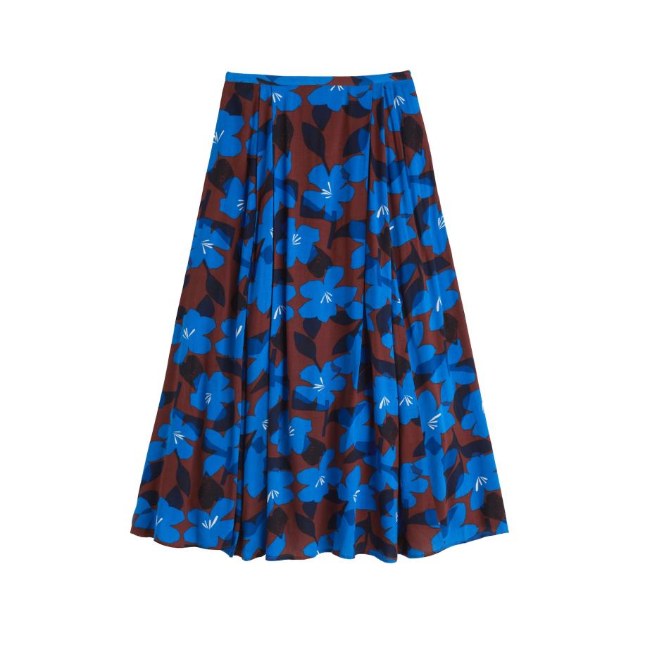 Seasalt Cornwall Seasalt Cornwall Rok Lethlean blauw / donkerblauw / bruin -