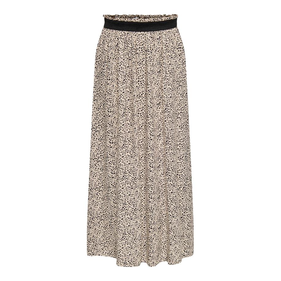 Only ONLY Rok ONLVenedig donkerbeige / zwart -