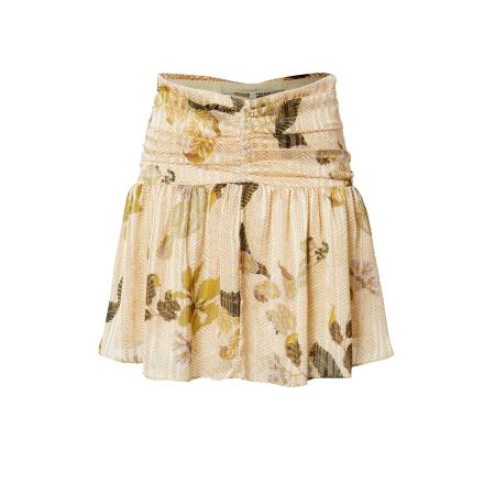 Second Female SECOND FEMALE Rok Brezza beige / mosterd / riet / wit