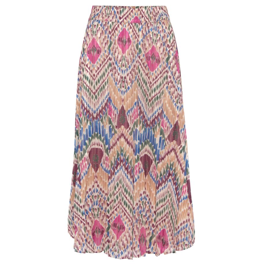 Lascana LASCANA Rok blauw / lichtbruin / donkergroen / wijnrood -