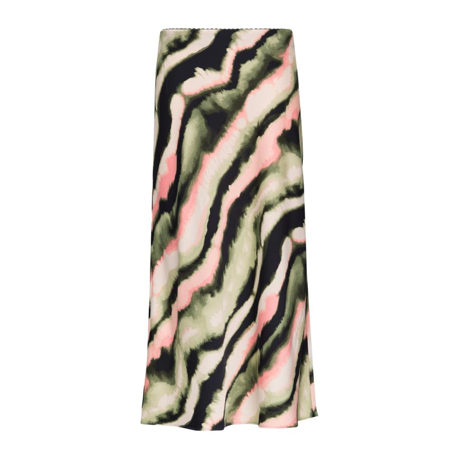 s.Oliver BLACK LABEL s.Oliver BLACK LABEL Rok lichtbeige / nachtblauw / olijfgroen / rosa -