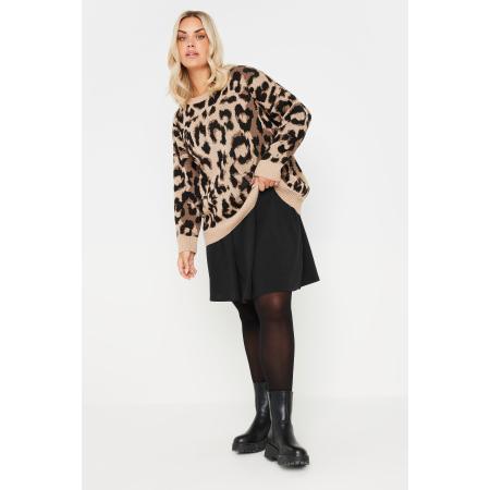 Yours Minirok Met Plooidetail In Zwart Size 44