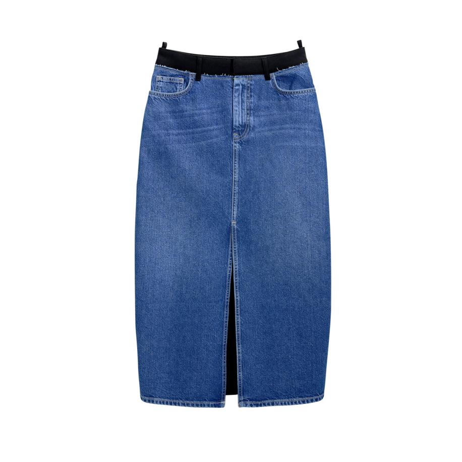 Desigual Desigual Rok Two-Tone blauw / zwart -