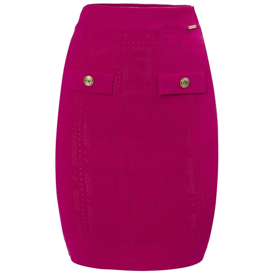 Influencer Influencer Rok donkerroze -