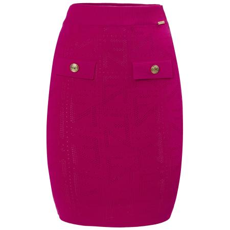 Influencer Influencer Rok donkerroze