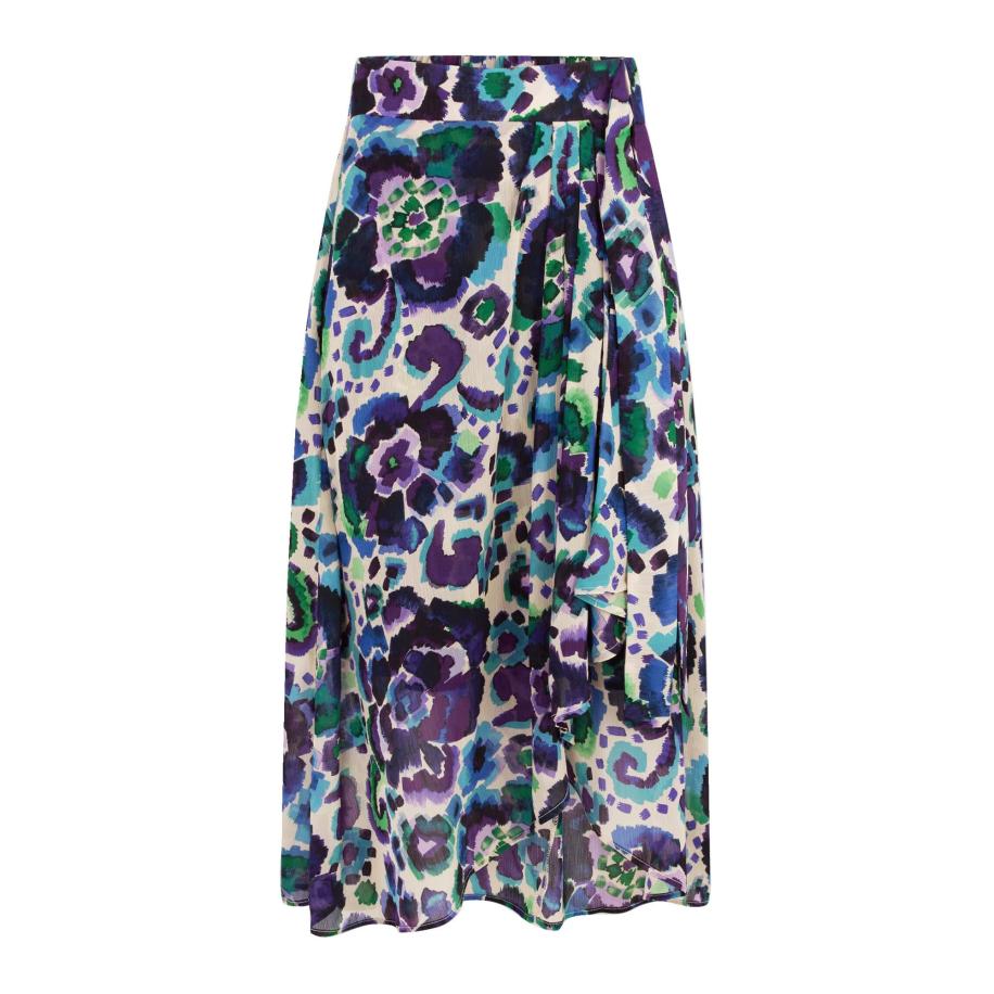 Morgan Morgan Rok CITY lichtblauw / groen / donkerlila / wit -