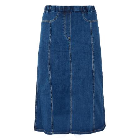 Yoek YOEK Rok blauw denim