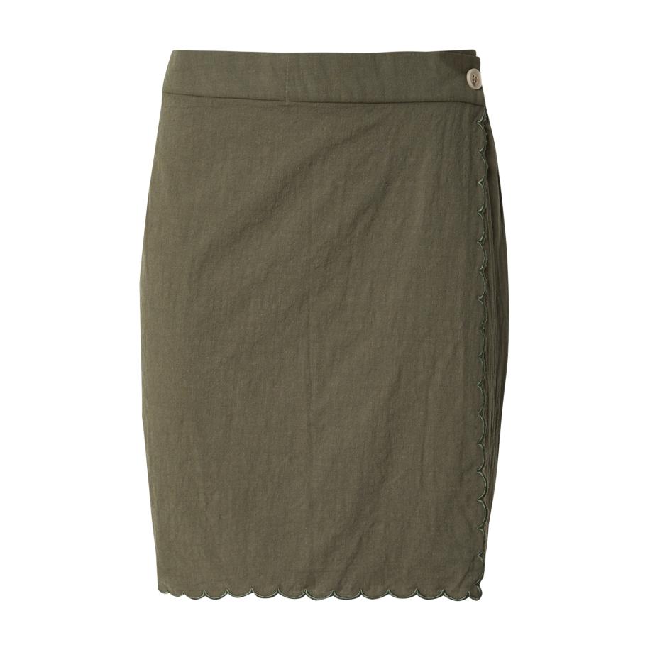 Vila VILA Rok VIFERNANDA olijfgroen -