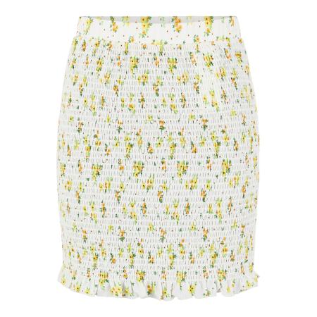 Pieces PIECES Rok Taylin beige / geel / groen / donkergroen