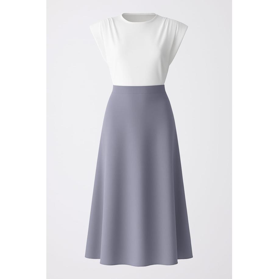 Touche Prive Touche Prive Rok grijs -