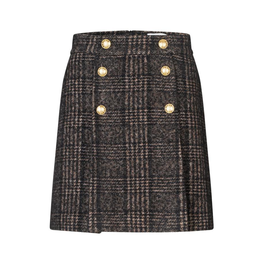 Dea Kudibal Rok lichtbruin / grafiet / zwart Zwart