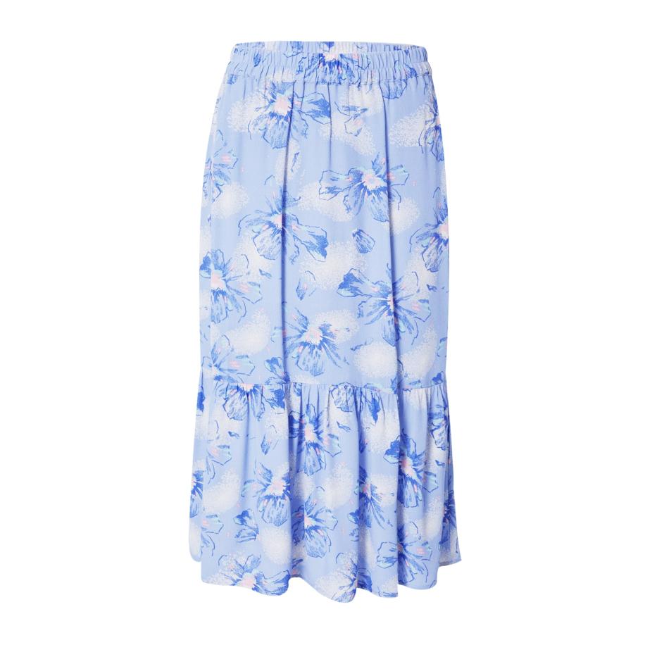 Noa Noa Rok blauw / pastelblauw / zalm roze Blauw