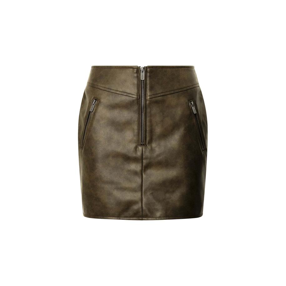 Pepe Jeans Pepe Jeans Rok Griffin donkergroen -