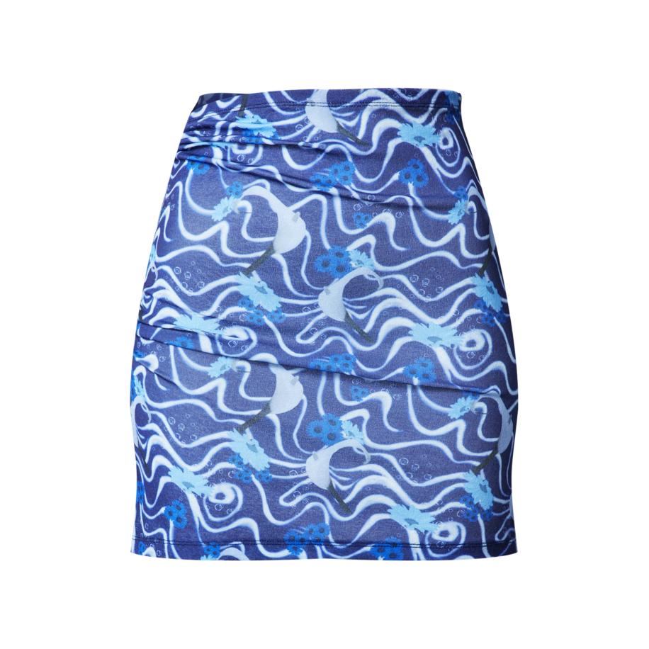 Nasty Gal Nasty Gal Rok navy / royal blue/koningsblauw / lichtblauw -