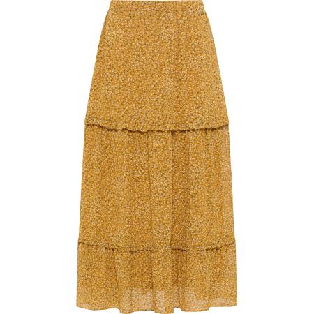 DreiMaster DreiMaster Vintage Rok goudgeel / donkergroen / lila / wit