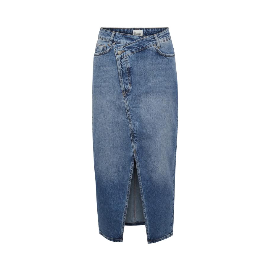 My Essential Wardrobe My Essential Wardrobe Rok Louis blauw denim -