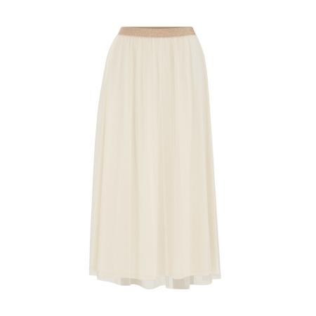 WE Fashion WE Fashion Rok lichtbeige / goud