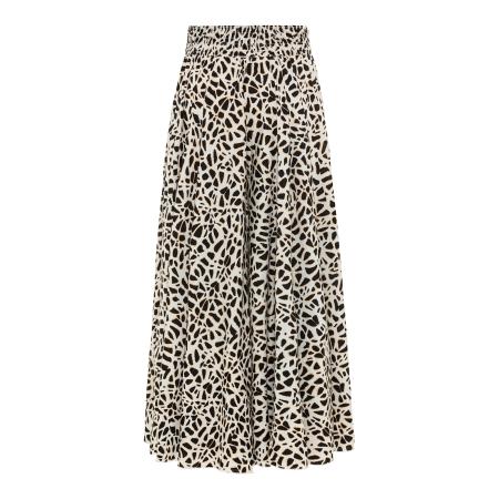 Lascana LASCANA Rok crème / zwart