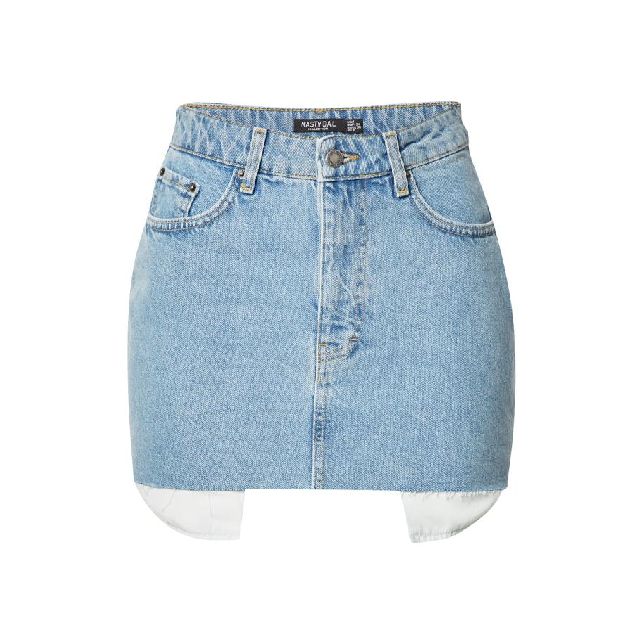 Nasty Gal Nasty Gal Rok blauw denim -