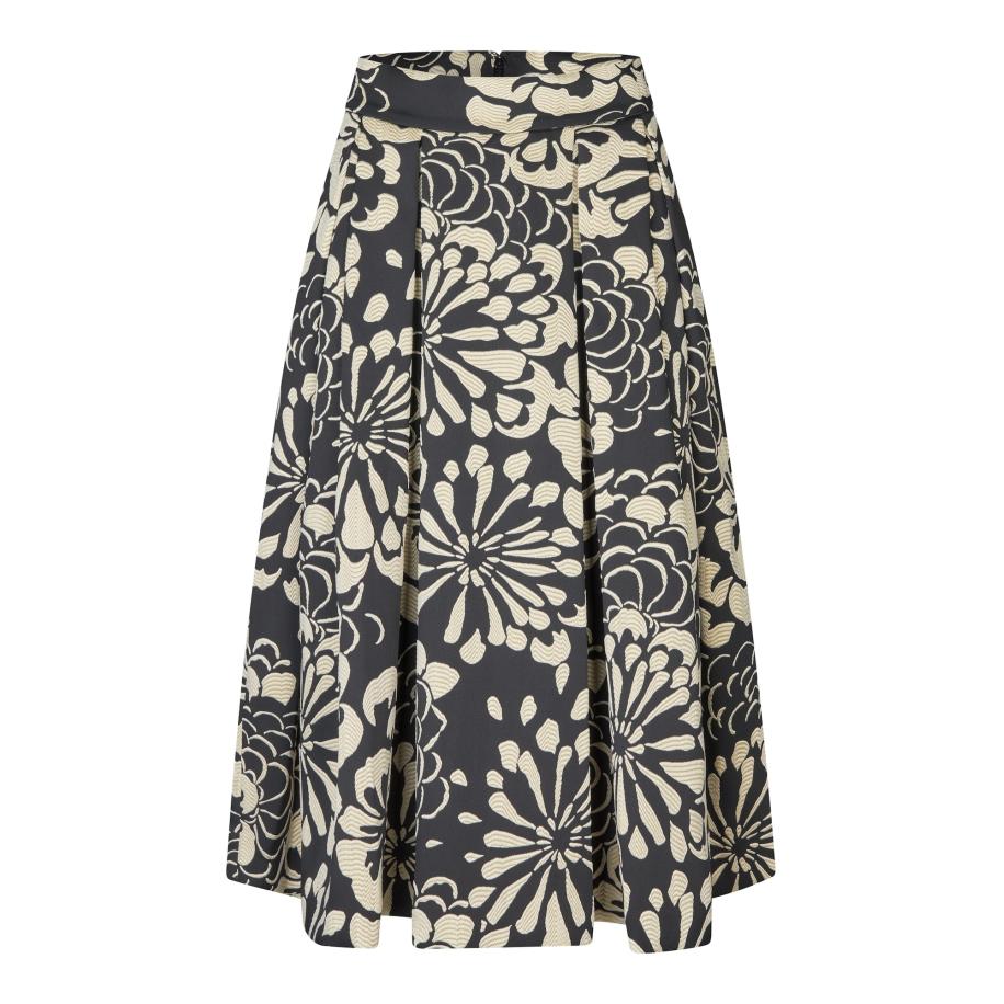 Dea Kudibal Rok Albisdea beige / zwart Zwart