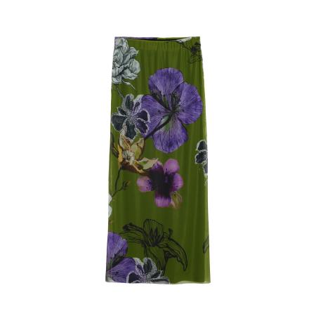 Desigual Desigual Rok groen / gemengde kleuren