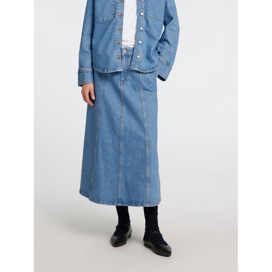 Selected SELECTED Rok blauw denim -