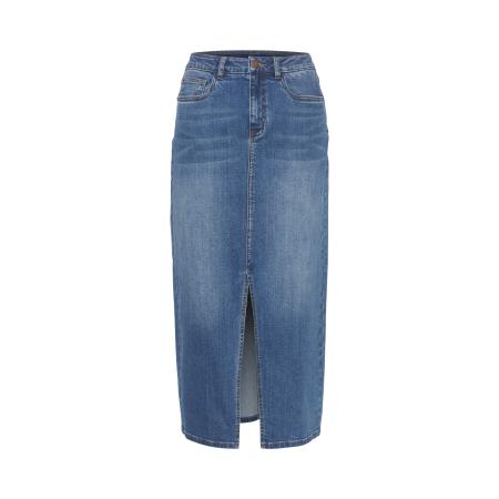 Kaffe Kaffe Rok Sinem blauw denim