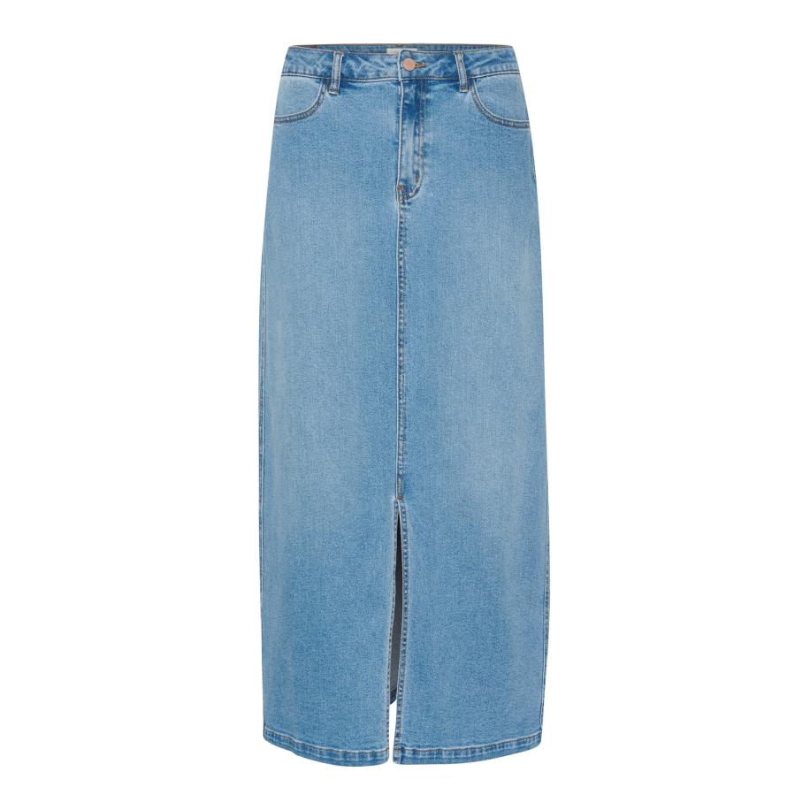 Cream Cream Rok Ebba blauw denim -