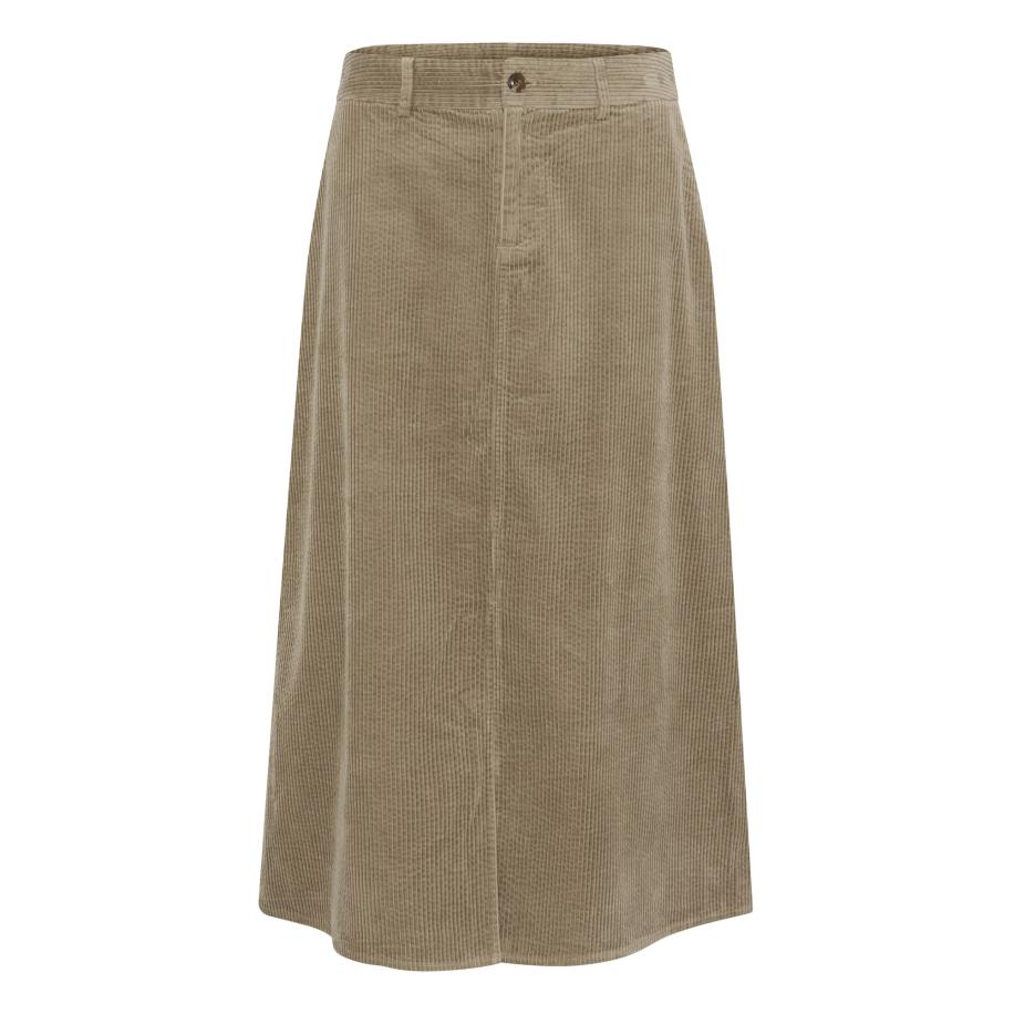 Culture CULTURE Rok Klay donkerbeige -