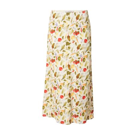 Abercrombie & Fitch Abercrombie & Fitch Rok ivoor / olijfgroen / oranje / rood