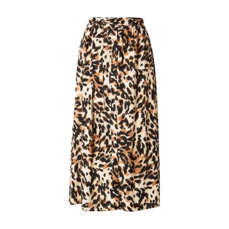 YAS YAS Rok YASSAVANNA beige / camel / zwart