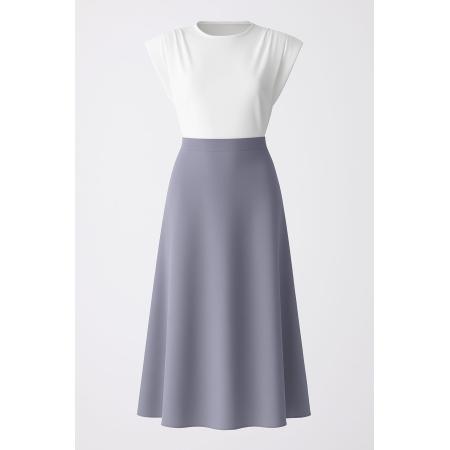 Touche Prive Touche Prive Rok grijs