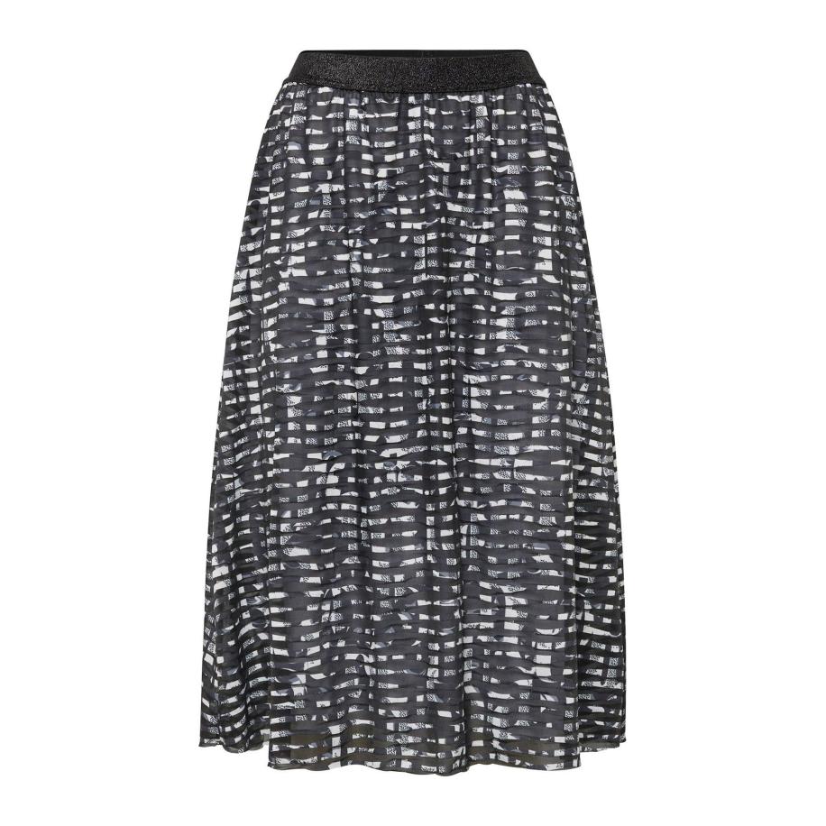 Goldner Goldner Rok grijs / zwart / wit -