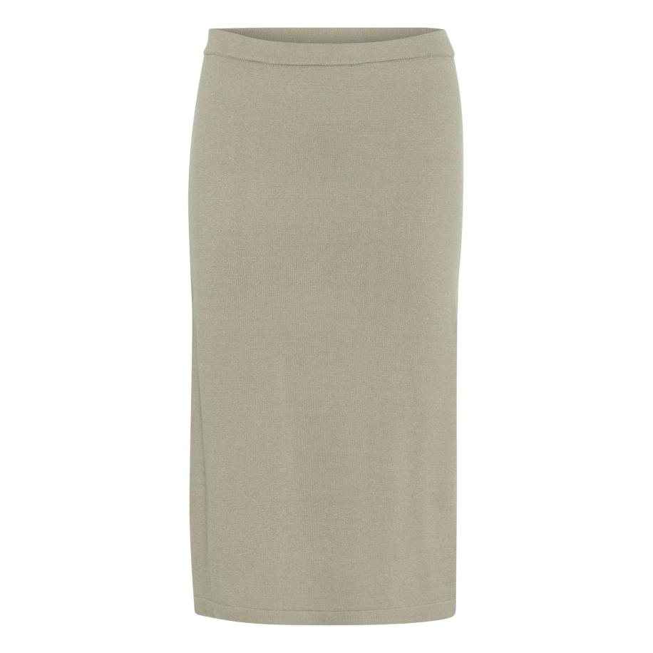 Cream Cream Rok Dela olijfgroen -