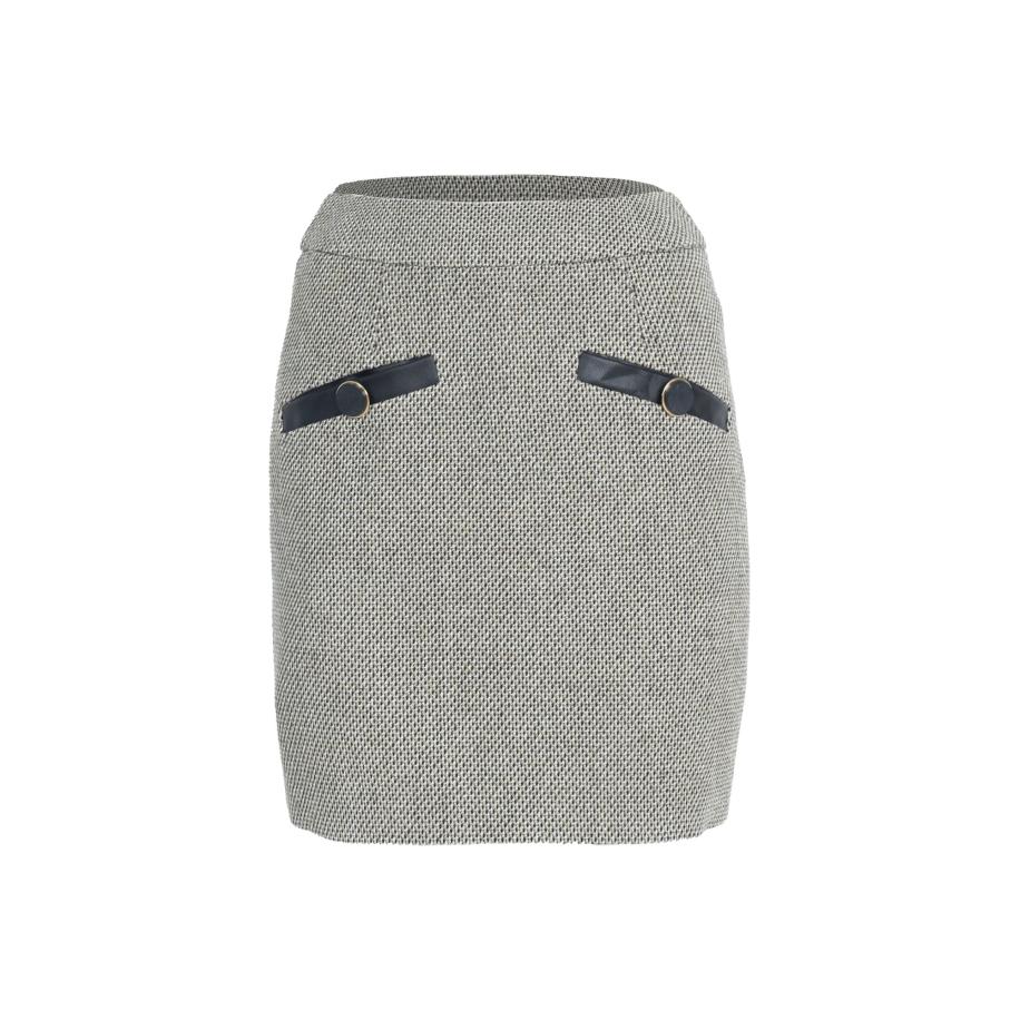 Influencer Influencer Rok grijs / zwart -