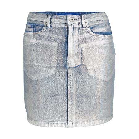 Karl Lagerfeld Karl Lagerfeld Rok blauw / zilver