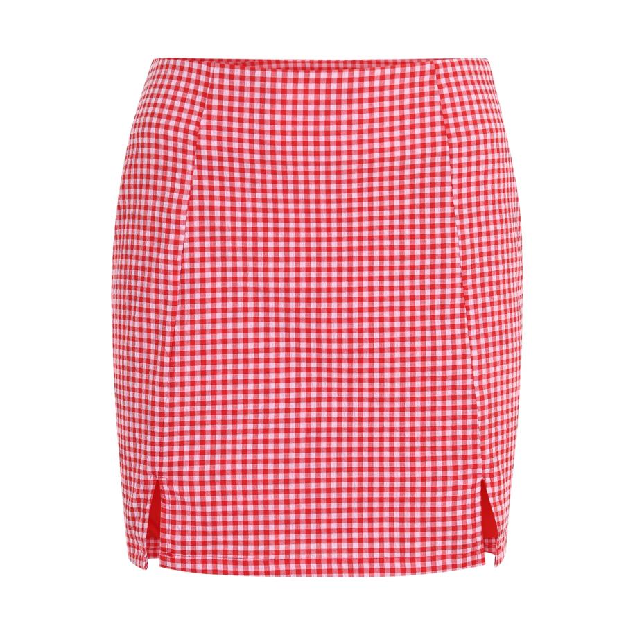 Nasty Gal Nasty Gal Petite Rok rood / wit -